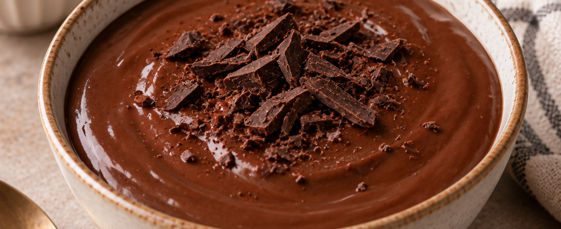 Natilla de chocolate